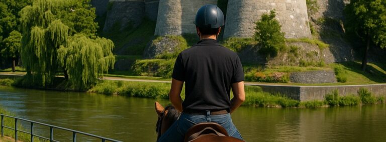 Promenade à cheval à Angers